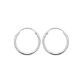 Coque de Nacre Créoles argent 702220