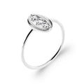 Coque de Nacre Bague argent 10019810