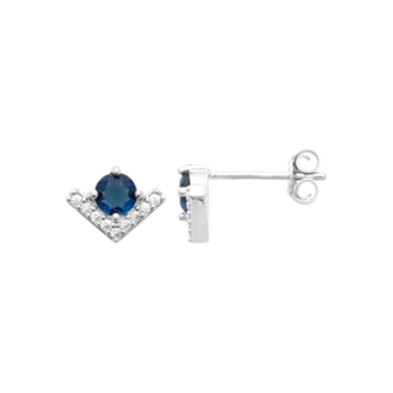 Coque de Nacre Puces d'oreilles argent 13055340