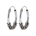 Coque de Nacre Créoles argent 1600216