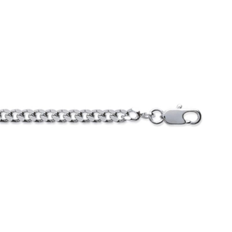 Coque de Nacre Chaîne maille gourmette argent 102120