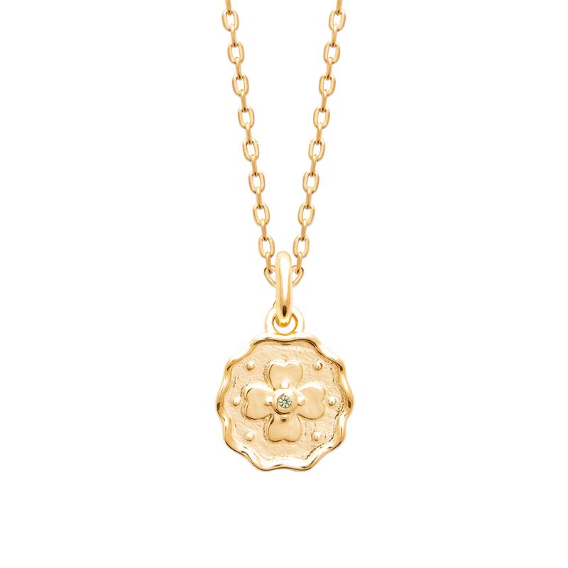 Coque de Nacre Collier plaqué or 974410