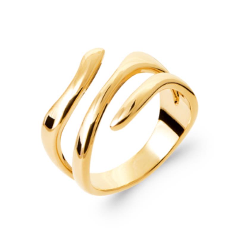 Coque de Nacre Bague plaqué or 20001200