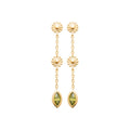 Coque de Nacre Boucles d'oreilles pendantes plaqué or 23057150
