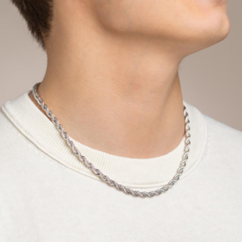 Coque de Nacre Chaîne maille corde acier 312173
