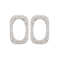 Coque de Nacre Puces d'oreilles argent 13015210