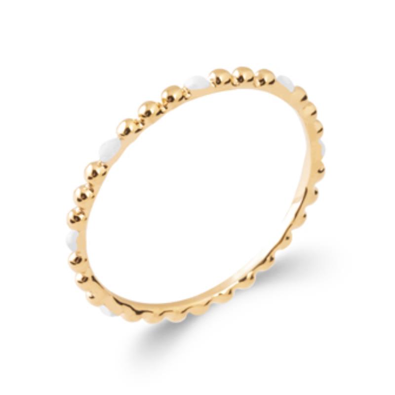 Coque de Nacre Bague plaqué or 2283810