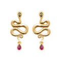Coque de Nacre Boucles d'oreilles pendantes plaqué or 23042505