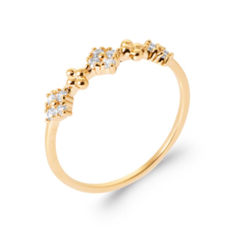 Coque de Nacre Bague plaqué or 2986810