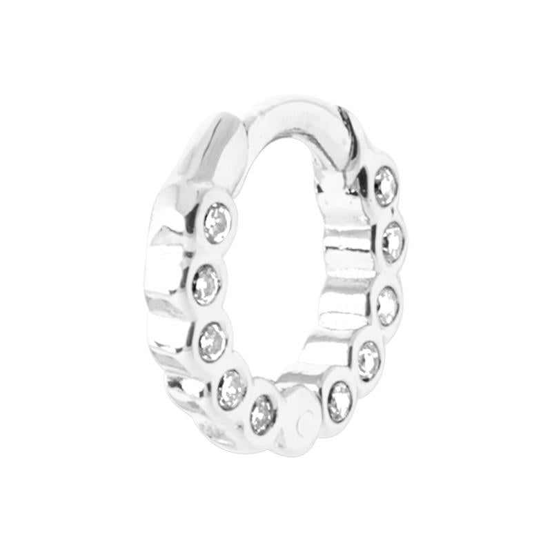 Coque de Nacre Créoles argent 1676110