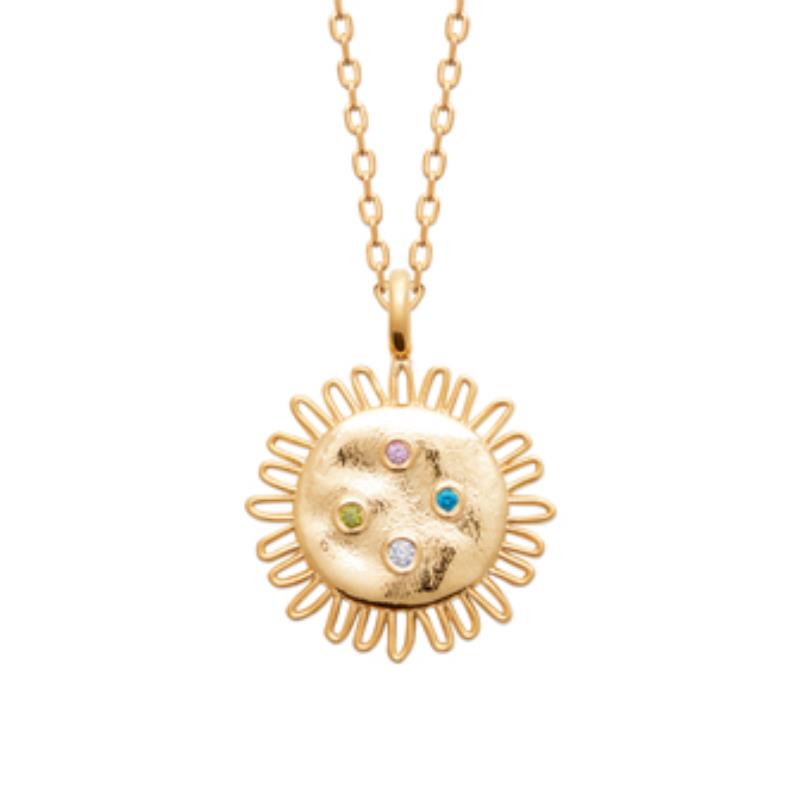 Coque de Nacre Collier plaqué or 974237