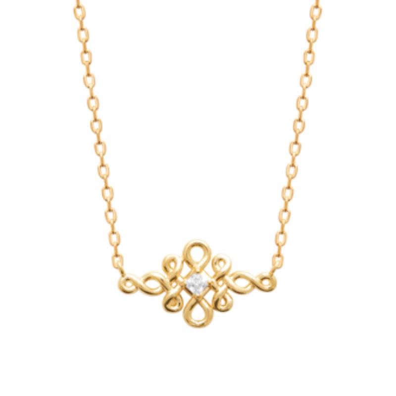 Coque de Nacre Collier plaqué or 973993