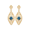 Coque de Nacre Boucles d'oreilles pendantes plaqué or 23079440