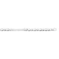 Coque de Nacre Gourmette argent 561006