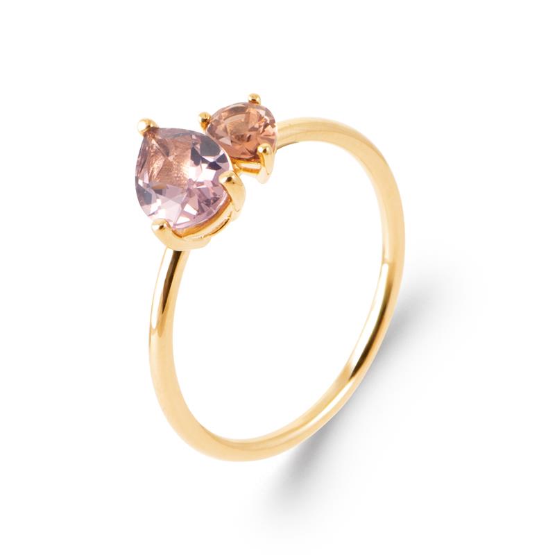 Coque de Nacre Bague plaqué or 20012680