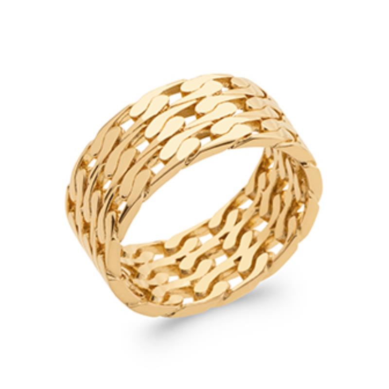 Coque de Nacre Bague plaqué or 2909500