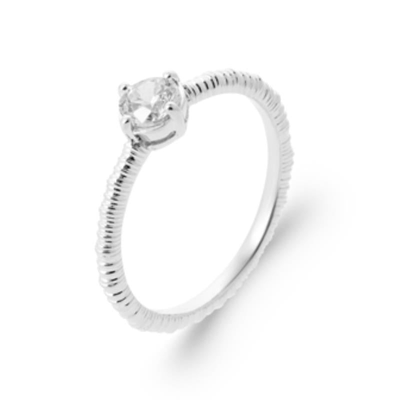 Coque de Nacre Bague solitaire argent 1968210