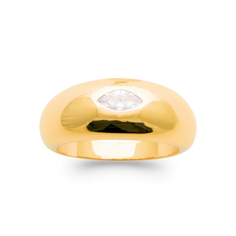 Coque de Nacre Bague plaqué or 2966110