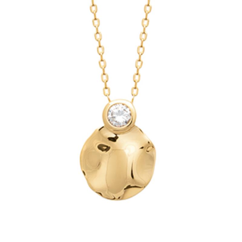 Coque de Nacre Collier plaqué or 973342