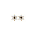 Coque de Nacre Puces d'oreilles plaqué or 2529407