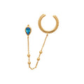 Coque de Nacre Bague d'oreille plaqué or 23003160