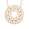 Coque de Nacre Collier plaqué or 921911