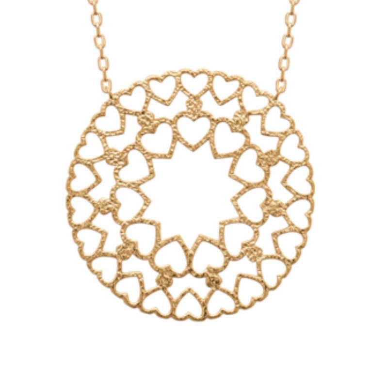 Coque de Nacre Collier plaqué or 921911
