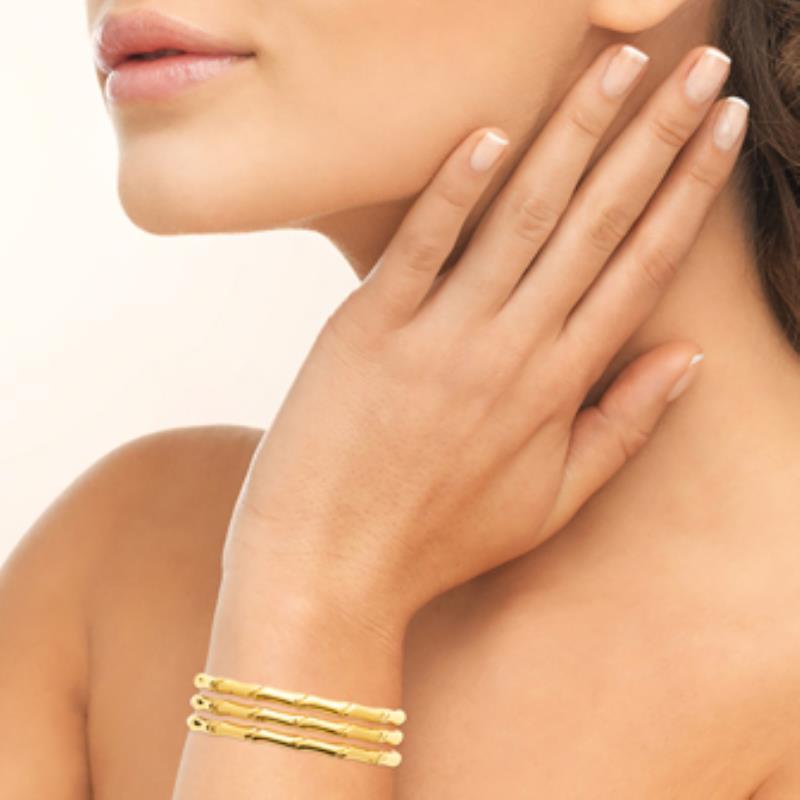 Coque de Nacre Bracelet jonc acier doré 312257