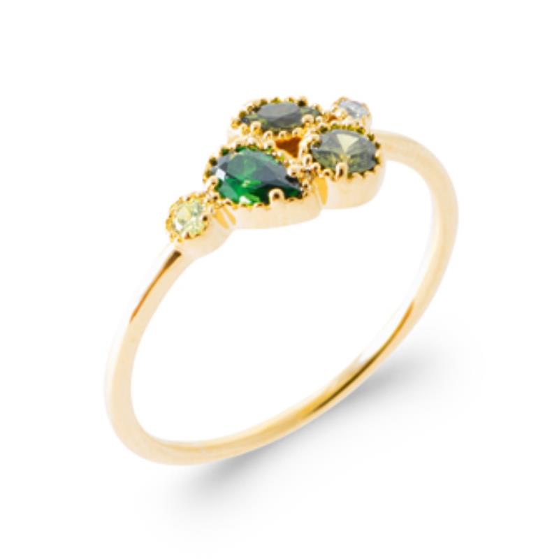 Coque de Nacre Bague plaqué or 2971150