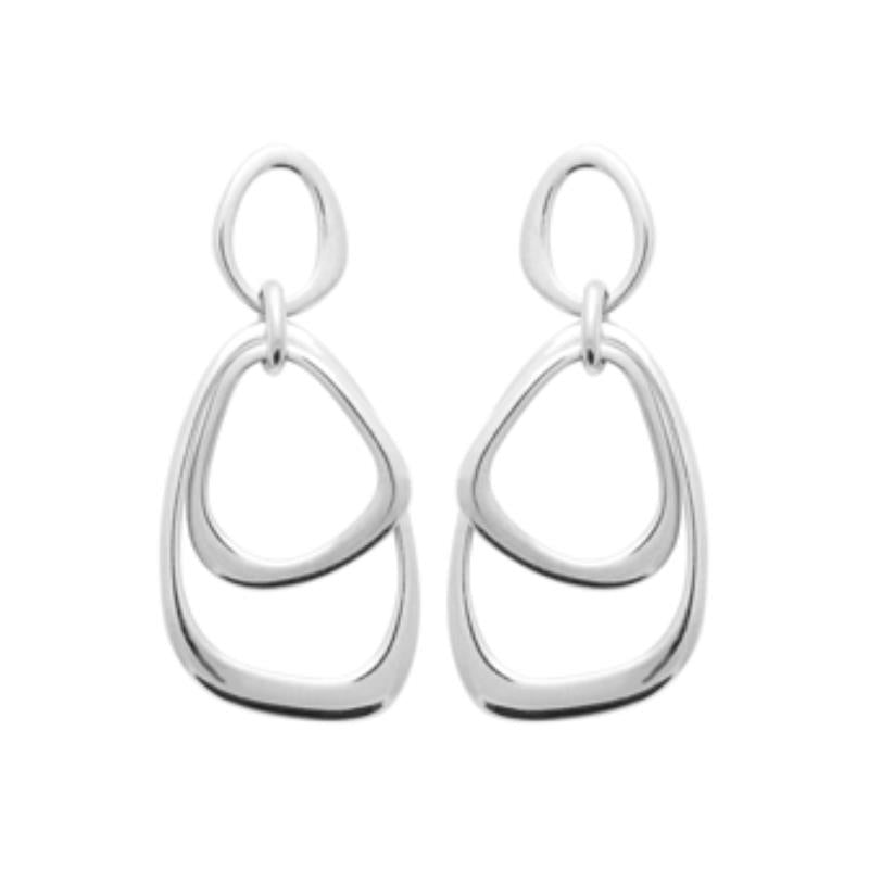 Coque de Nacre Boucles d'oreilles pendantes argent 73013500