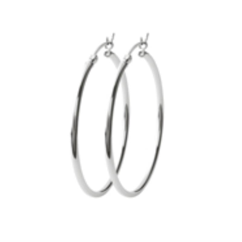 Coque de Nacre Créoles argent 79950