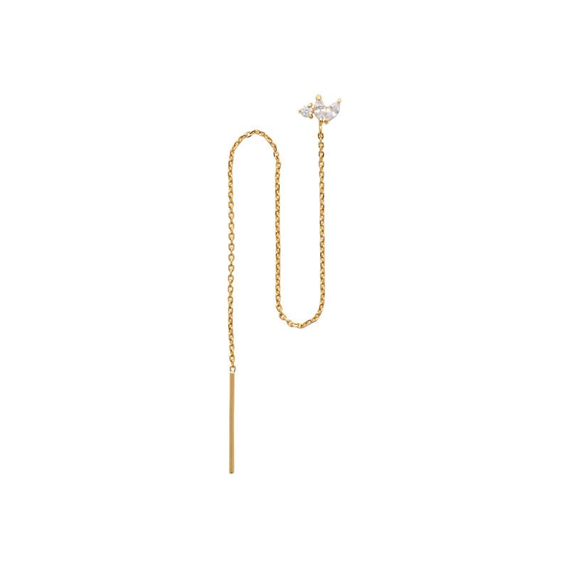 Coque de Nacre Boucle d'oreille à l'unité plaqué or 23028910U
