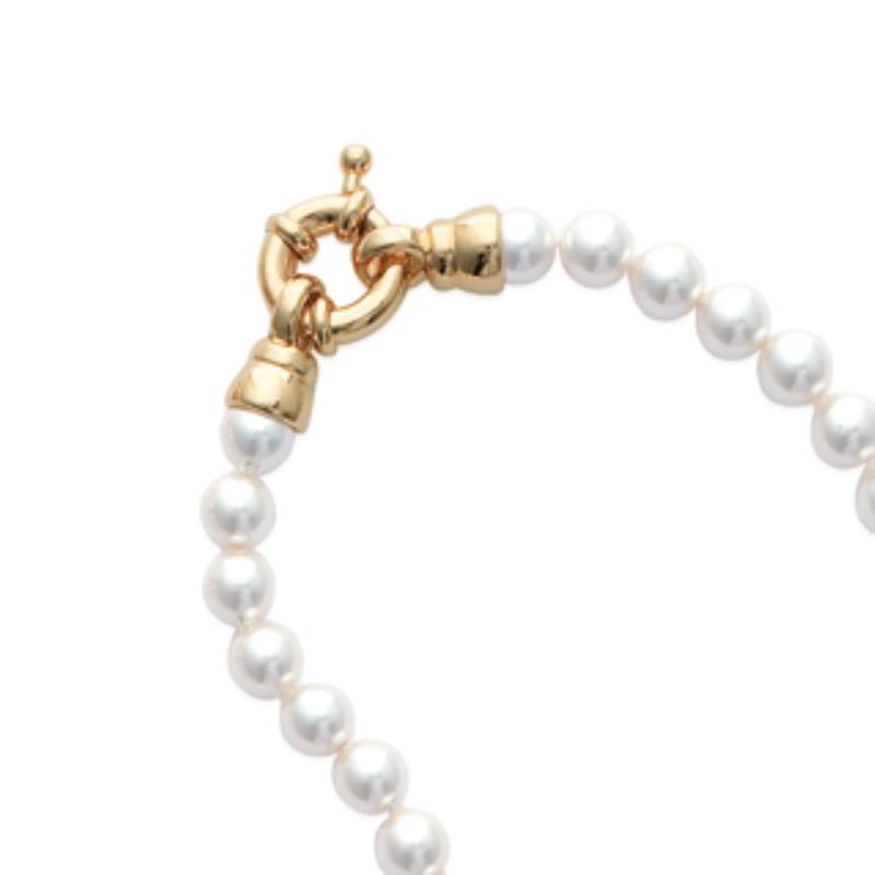 Coque de Nacre Collier plaqué or 451614