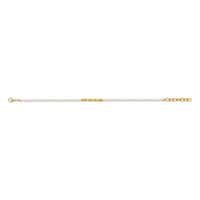 Coque de Nacre Bracelet acier doré 312363