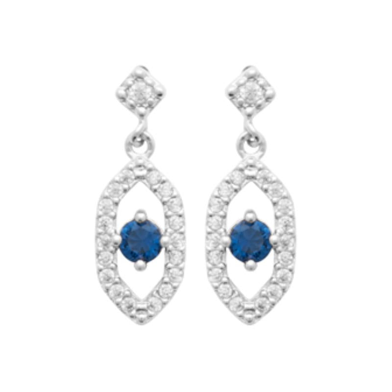 Coque de Nacre Boucles d'oreilles pendantes argent 13044440