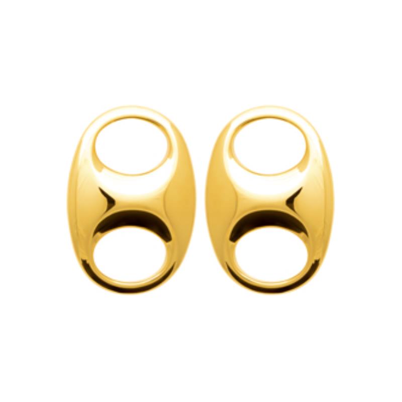 Coque de Nacre Boucles d'oreilles acier doré 3120509