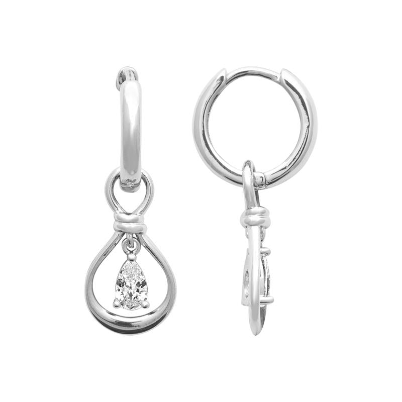 Coque de Nacre Créoles argent 1686610