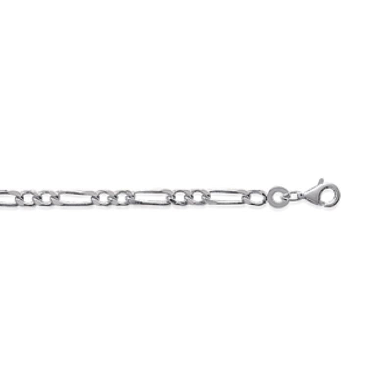 Coque de Nacre Chaîne maille figaro argent 732080