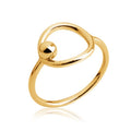 Coque de Nacre Bague plaqué or 2265400