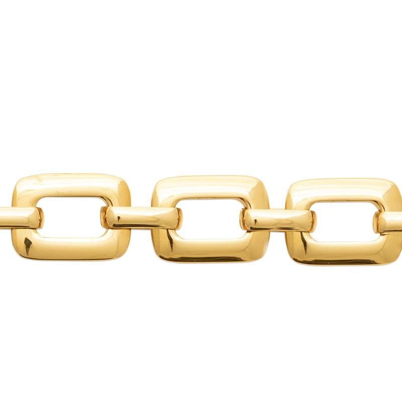 Coque de Nacre Bracelet acier doré 312374