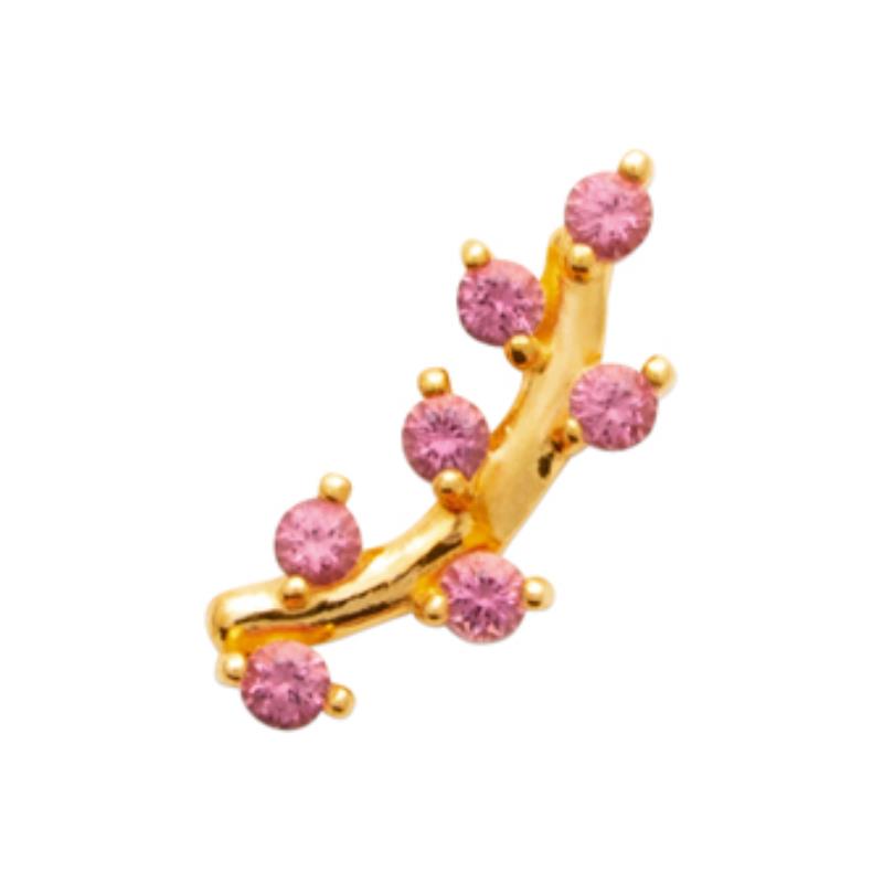 Coque de Nacre Piercing plaqué or 23074880