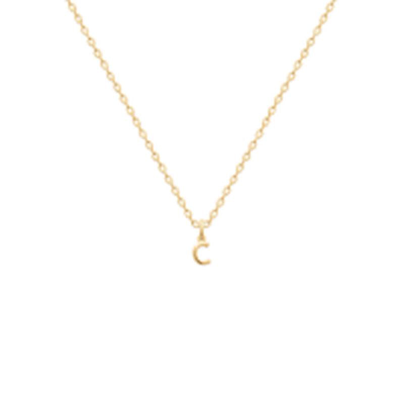 Coque de Nacre Pendentif initiale plaqué or 2775603
