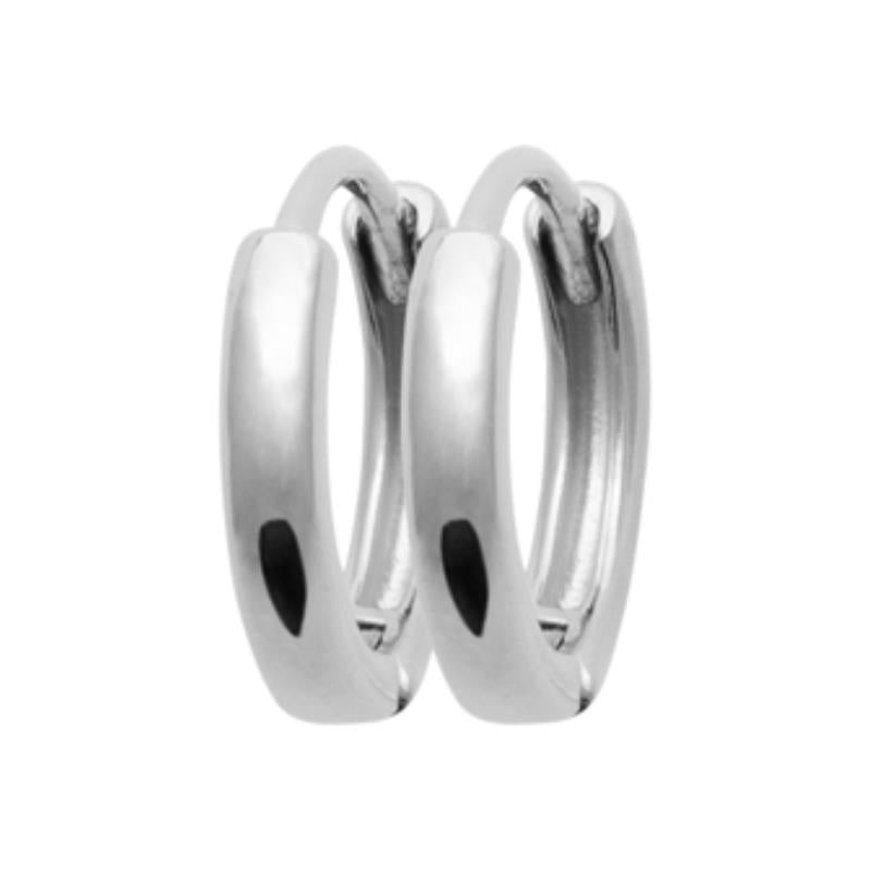 Coque de Nacre Créoles argent 7637412