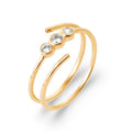 Coque de Nacre Bague plaqué or 2974010