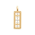Coque de Nacre Pendentif plaqué or 2785410
