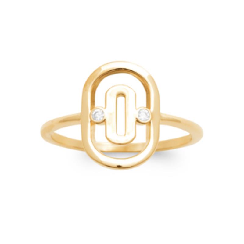 Coque de Nacre Bague plaqué or 2983010