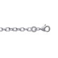 Coque de Nacre Chaîne maille forçat argent 725070