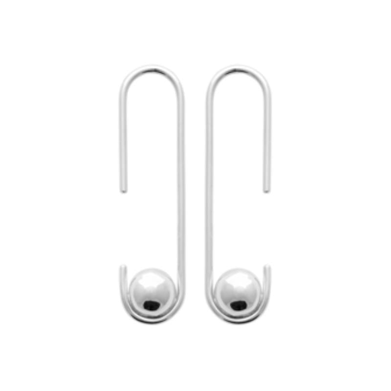 Coque de Nacre Boucles d'oreilles pendantes argent 73032800
