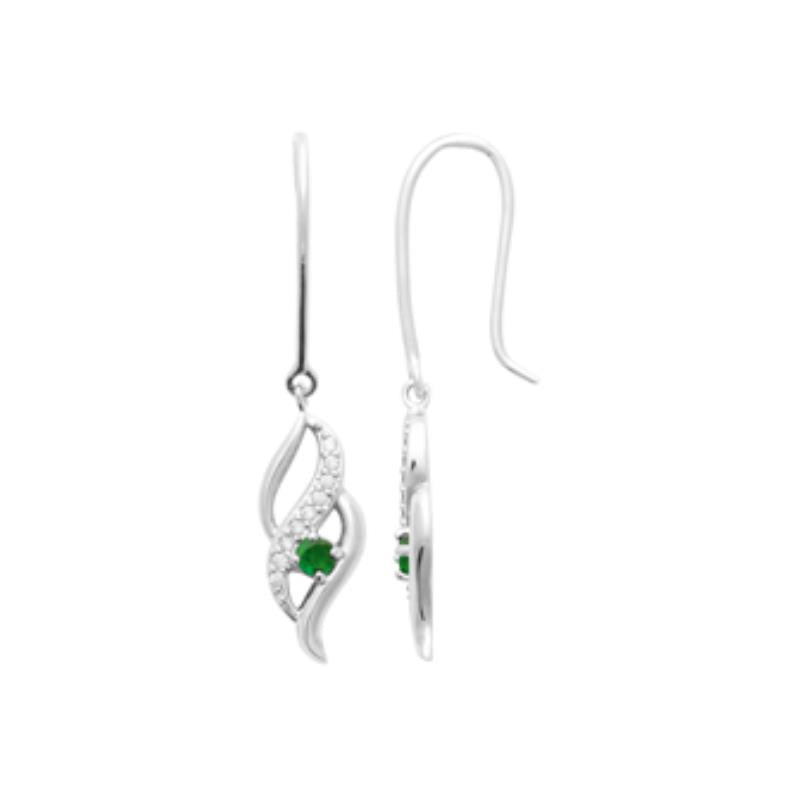 Coque de Nacre Puces d'oreilles argent 13055550