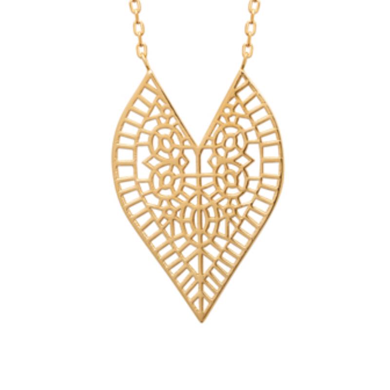 Coque de Nacre Collier plaqué or 921947
